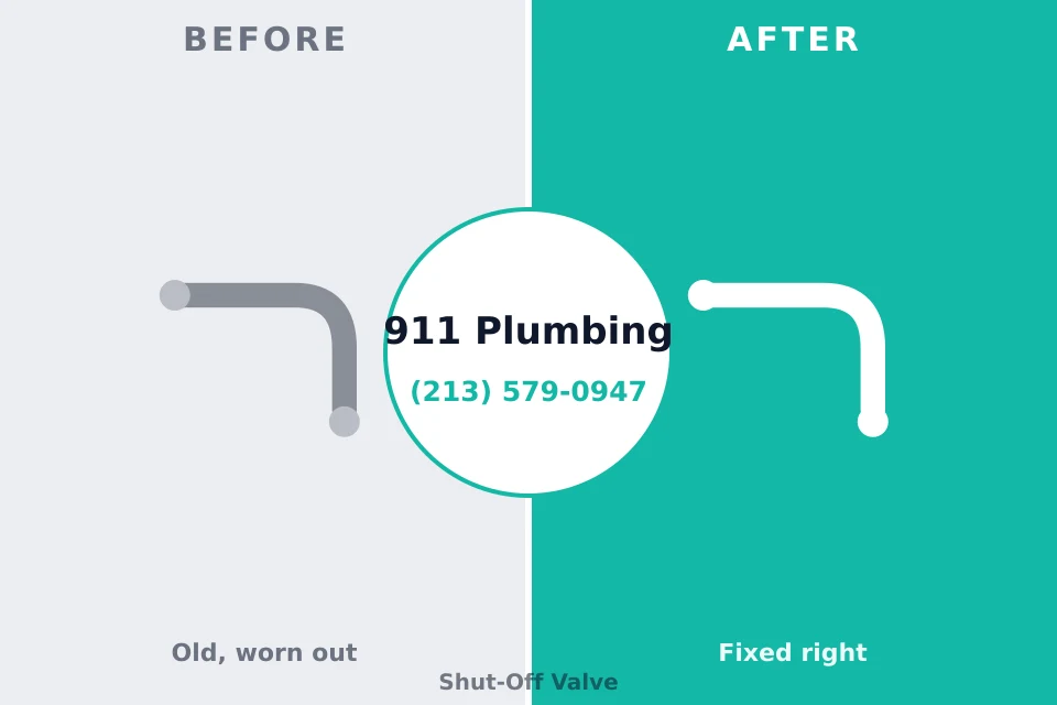 Before and after: plumbing company Alto Bonito Heights, TX